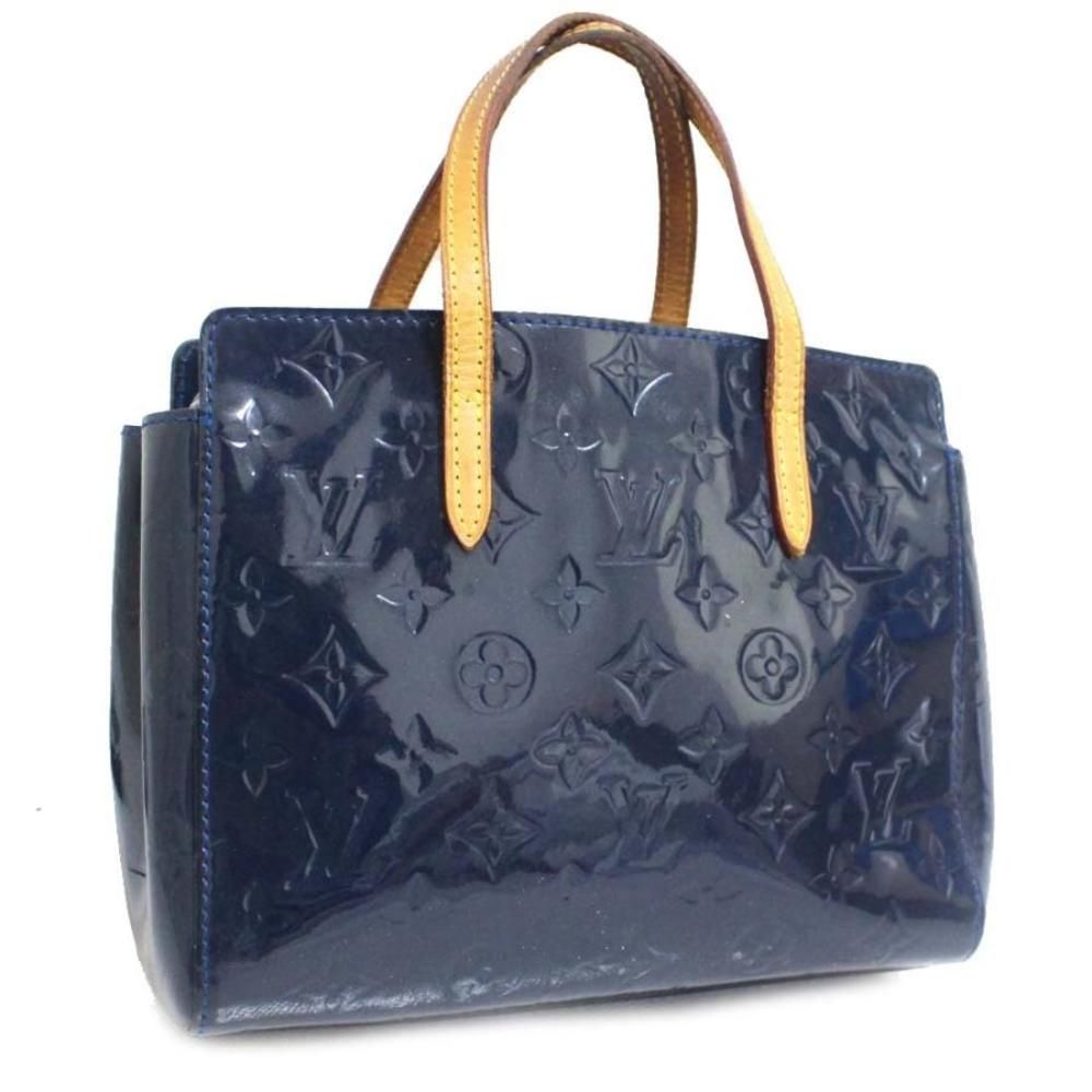 Louis Vuitton Mini Catalina BB Vernis Handbag Monogram Vernis Grand Blue